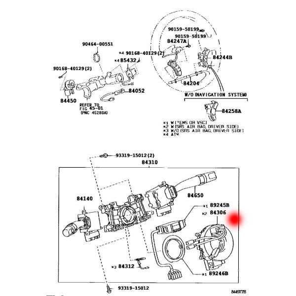 OEM 84306-60080 84306-33090 SPIRAL CABLE CLOCK SPRING FOR TOYOTA LAND CRUISER PRADO