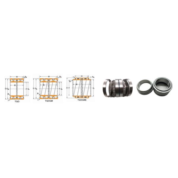 TQO HM266448DGW/HM266410/HM266410CD Four Row Tapered Roller Bearing Rolling Mill Bearing