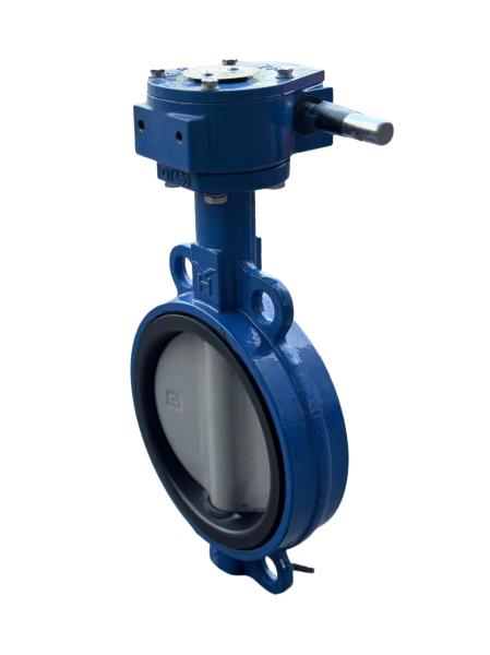 Ductile Iron Soft Seal Elastic Valve Seat Centerline Wafer Butterfly Valve Stainless Steel Valve Plate