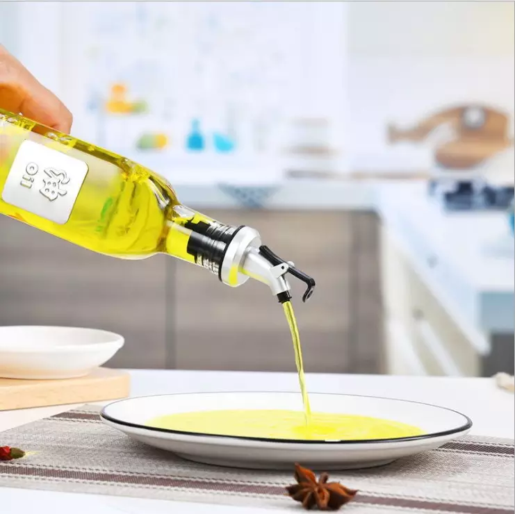 Шкляная бутылка по заказу 650 мл 330 Чистое стекло Оливковое масло бутылка с крышкой Оливковое масло