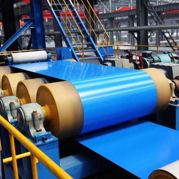 1200mm 1500mm PPGI Steel Coil , Hot Dipped Galvanized Sheet Metal Coils