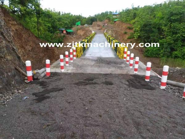 Painted Steel bridge，Bailey Bridge , Single lane 3.15m~4.2m,Span 9~60m ,loading Hs20,HS25