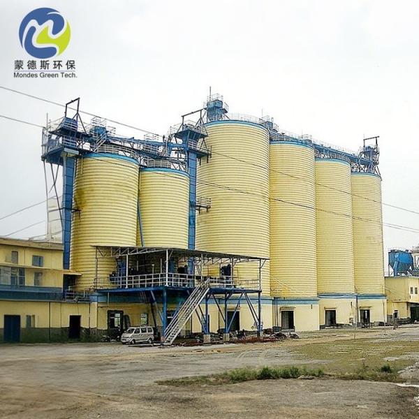 Spiral Steel Agricultural Fertilizer Storage Silo 2mm-6mm Thickness Customized Capacity