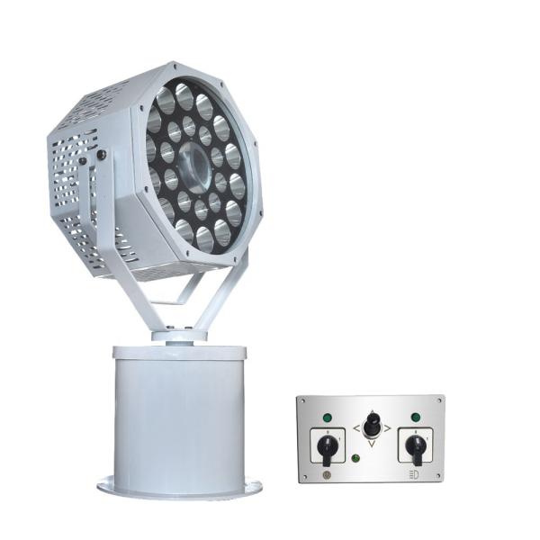 IP66 Protectin LED Marine Searchlights , AC 265V Marine Remote Spotlight