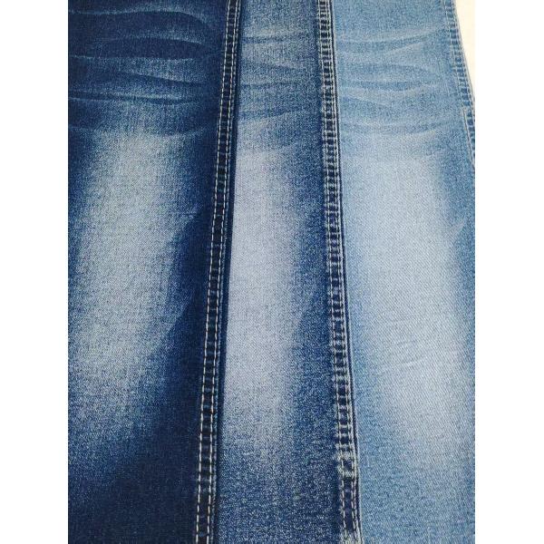Tejido denim estilo sarga 72% algodón, alta elasticidad, construcción 10*21/40+70 para vaqueros de señora