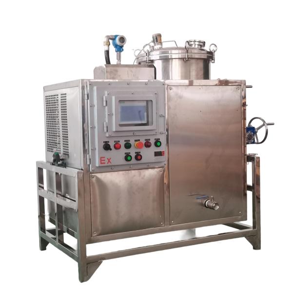 125L Explosion Proof Safety Design Dumping Type Air Water Cooling High Efficiency Recycling Solvent Recovery Machine
