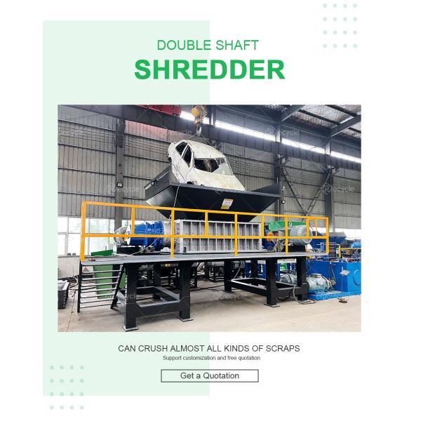 Waste Wood Pallet Cardboard Sofa Carpet Shredding Machine Recycling Plastic Furniture Shredder