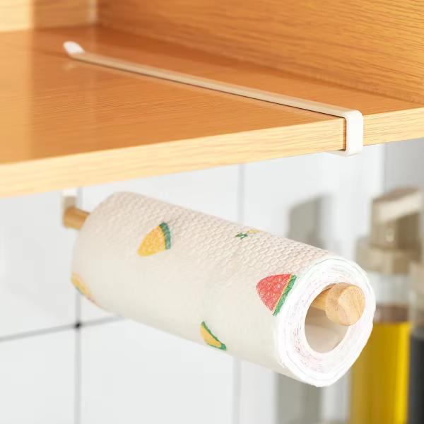Kitchen Organiser Metal Kitchen Paper Holder Cabinet Closet Tissue Holder Paper Towel Holder