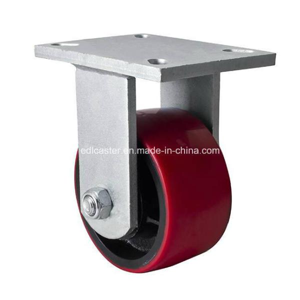 Цинковый 6 " 1300 кг жесткий TPU кастер 9306-86t настройка