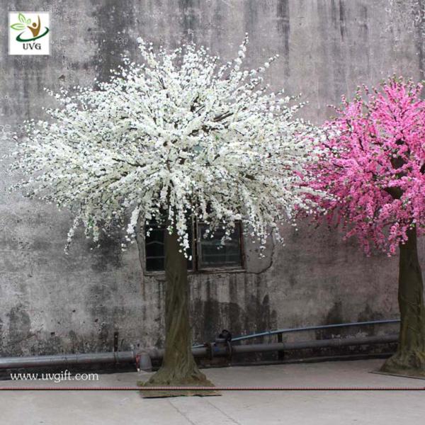 UVG CHR026 Artificial plastic flower cherry blossoms for wedding decoration in China