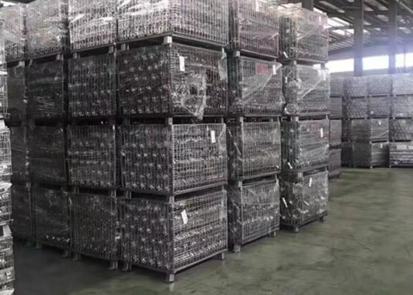 1200X1000X890MM Foldable Q195 Wire Mesh Storage Containers For Warehouse