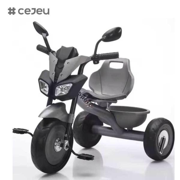 CJ-BMQ-6288 Children's Pedal Tricycle Stylish Front Design Equipped with Music and Lights New Model Kids Tricycle