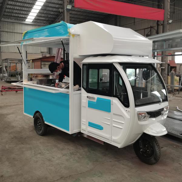 2022 Customized Multifunctional Three-Wheeler Pedicab for Fast Food and Beverage Sales