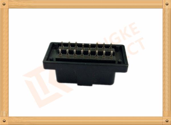 PVC Male Nickel Obd 16 Pin Connector SOM035A For Automotive