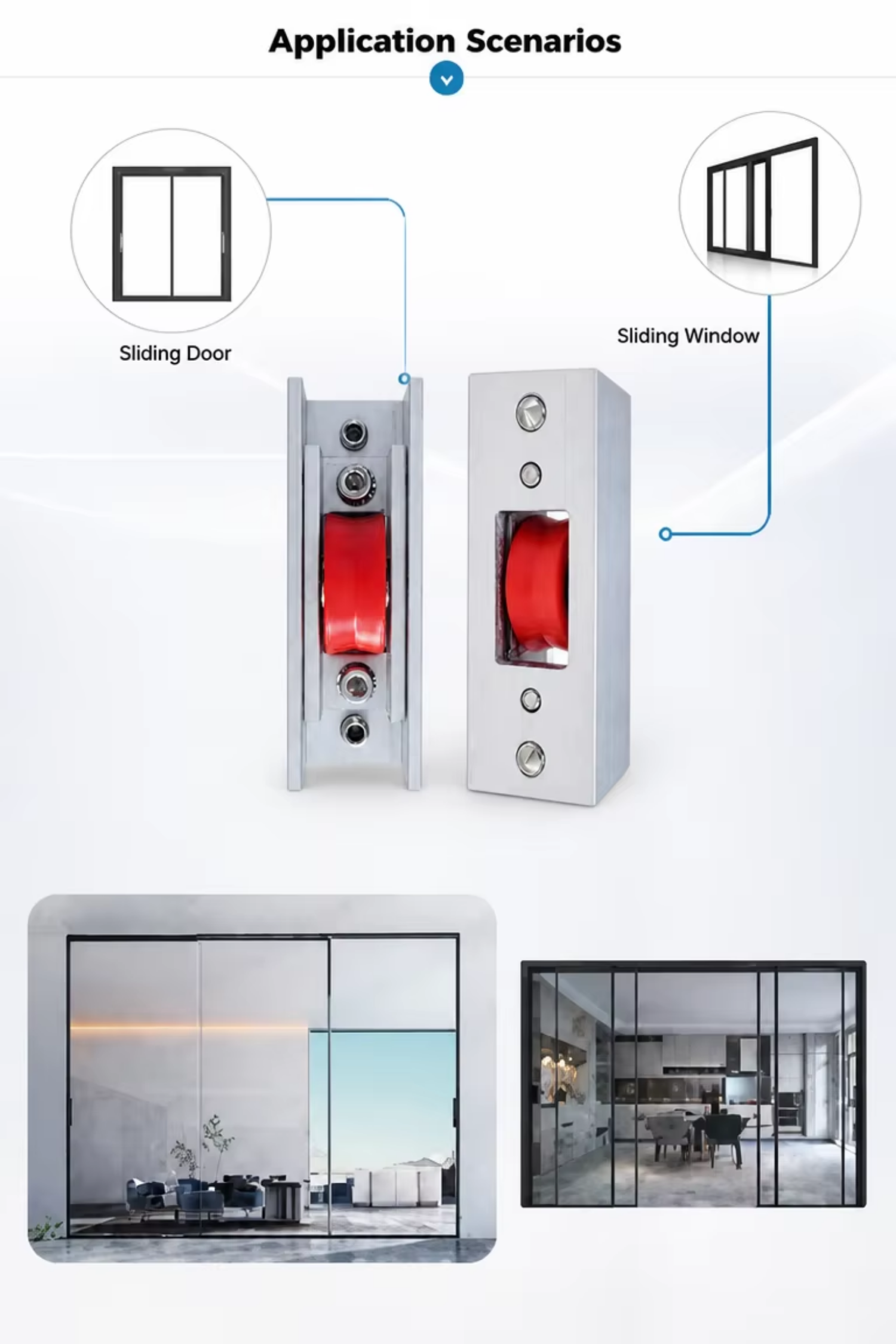 Factory Direct OEM ODM Customized Sliding Door Roller and Window Roller with Low MOQ for Wholesale