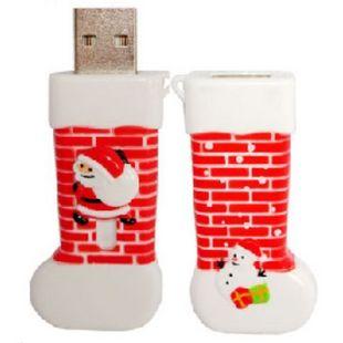 O flash bonito de USB conduz a movimentação do flash do usb das sapatas do Natal