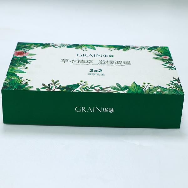 Calendaring 1000g Art Paper Wig Cosmetic Gift Box Packaging