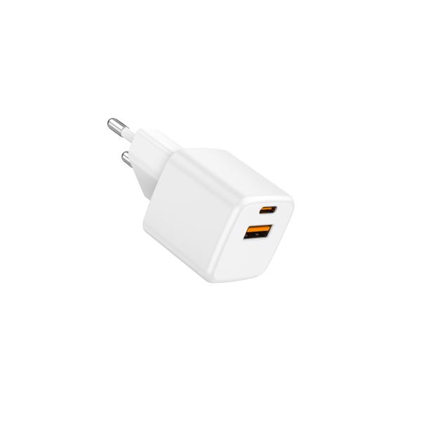 65W USB C 急速充電器 ブロック 2 ポート 電源アダプタ MacBook Pro / ラップトップ / iPhone