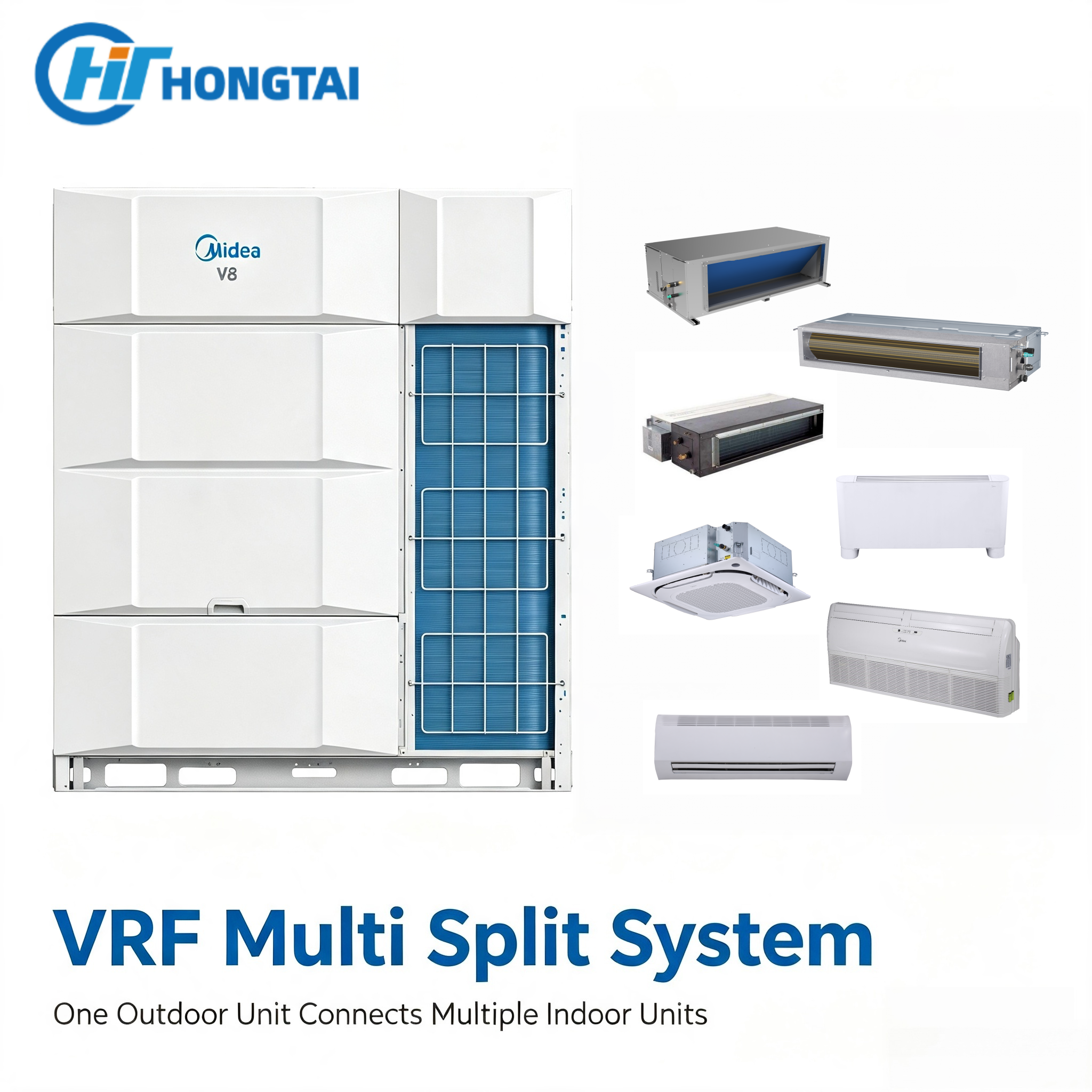 Midea V8 Eco VRF Lowest Cost Energy Efficient HVAC for Properties The system that pays for itself and keeps paying through lower bills year after year