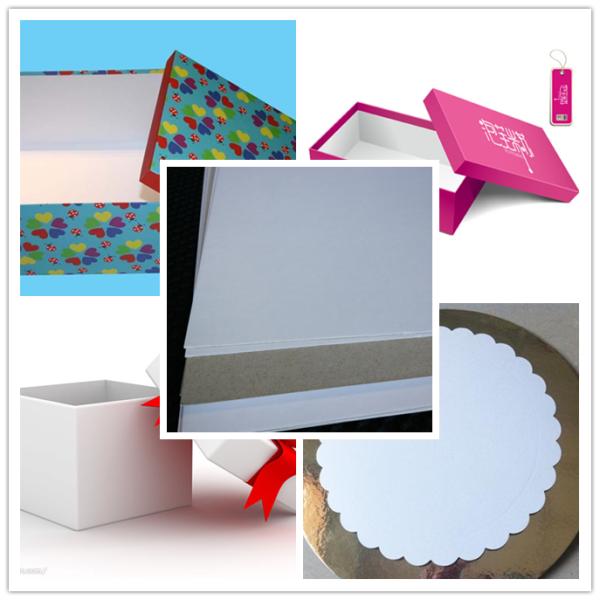 Strong and Folding Resistance Whiteboard Paper One Side Offset Paper with Grey Back