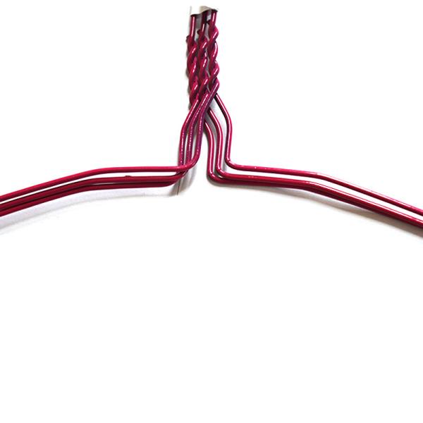 Q195 20.5cm Dry Cleaning Powder Coated Wire Suit Hanger