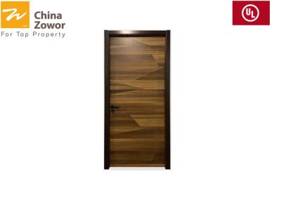 Single Swing Right Handed Solid Wood Internal Fire Doors 45mm Thick Perlite Board Infilling
