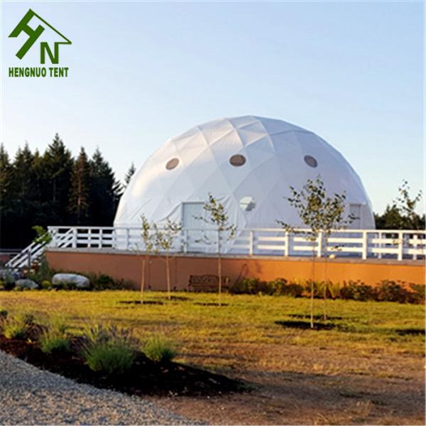 PVC Fabric  Popular Design Hotel living 3m / 4m / 5m / 6m Dome Tent For Tourist Attractions