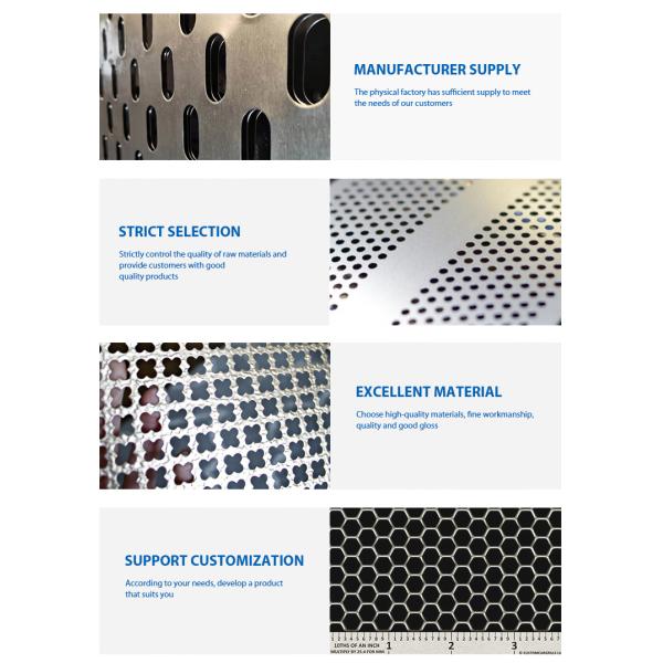 Galvanized Perforated Metal Mesh Stainless Steel Round Hole