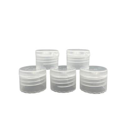 Parte superior plástica rígida Flip Cap Screw revestimento com nervuras/liso de 20/410 do disco