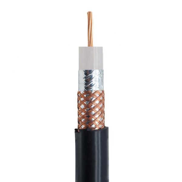 Cabo coaxial de aço folheado de cobre puro da tevê RG6 para trabalhos em rede