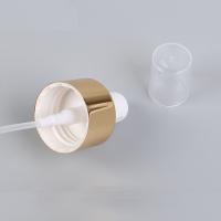 24/410 chapeau brillant de l'or pp de pulvérisateur fin en aluminium de brume pour la brume de corps