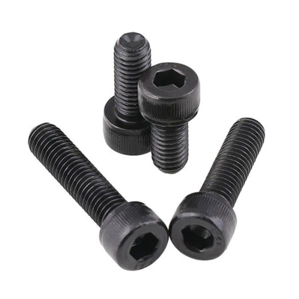 Metric Din 912 Black Oxide Alloy Steel Fasteners Button Head 1/4-20