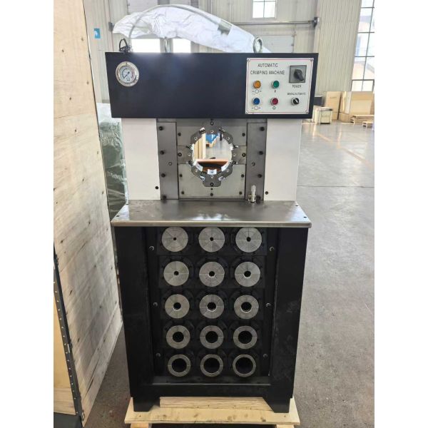 3 Inch PLC Control Hydraulic Hose Crimping Machine with 6-76mm Crimping Range and 165mm Max Opening
