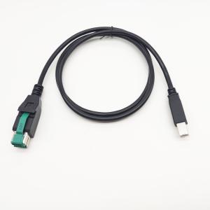 Comprimento do logotipo personalizado 12V 24V PoweredUSB Cable For POS Equipment