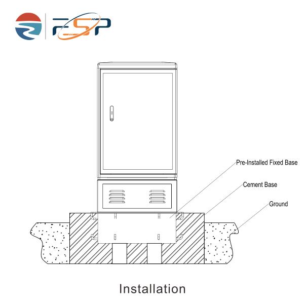 FTTX SMC Оптические волоконные распределительные шкафы 576 Ядра для требований клиентов