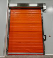 Porte de congélateur haute vitesse à fermeture automatique en PVC pour chambre froide