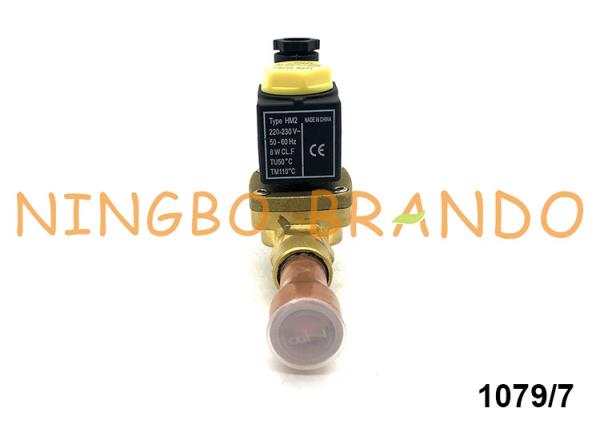 Castel Type 7/8 válvula de solenoide 1079/7 1079/7A6 da refrigeração 220V 230V