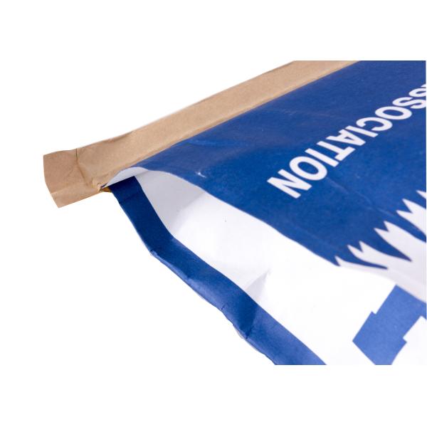 PP Laminated Kraft Paper Bag For Industrial Powder / Granular Packaging