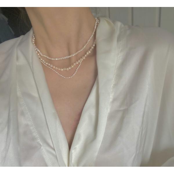 Ожерелья чокеровщика жемчуга Luser длины 37CM ювелирных изделий жемчуга цепи 4,1 граммов высокие