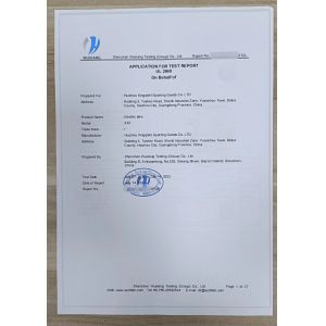 Huizhou Xingqishi Sporting Goods Co., Ltd. Certifications
