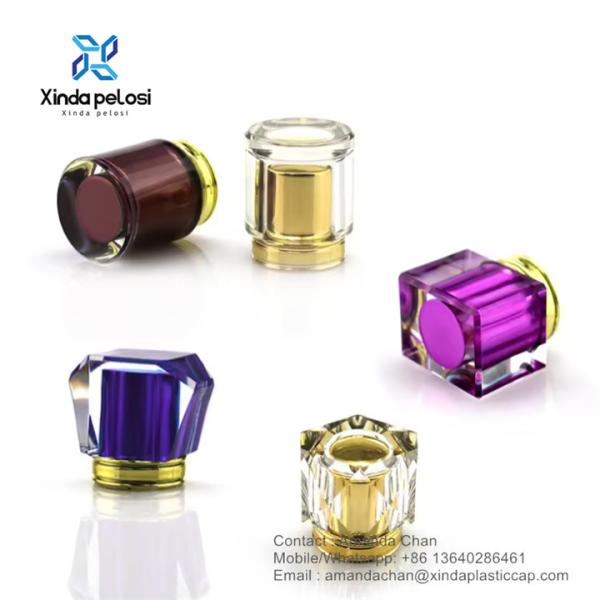 Роскошный пластиковый парфюмерная бутылка крышка парфюмерная крышка парфюмерный насос распылитель