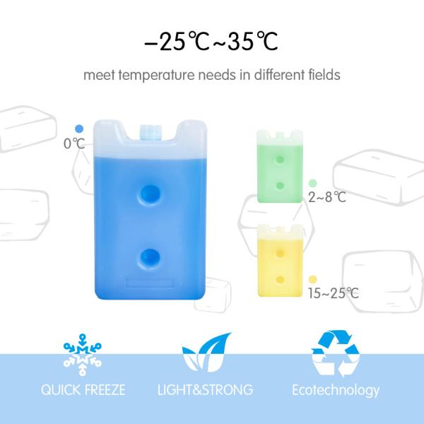 Reusable PCM Ice Packs for Medical & Pharmaceutical Temperature Control (2-8°C)