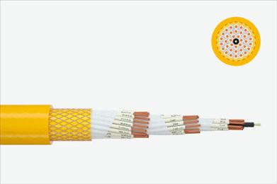 Marine Network Cable CAT6 PUR-Sheathed S/FTP LSZH Lloyd's Register For Harsh Marine Environments