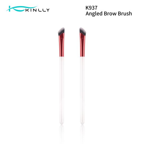 Customized Color Contour Concealer Brush Washable Reusable Angled Eyebrow Brush