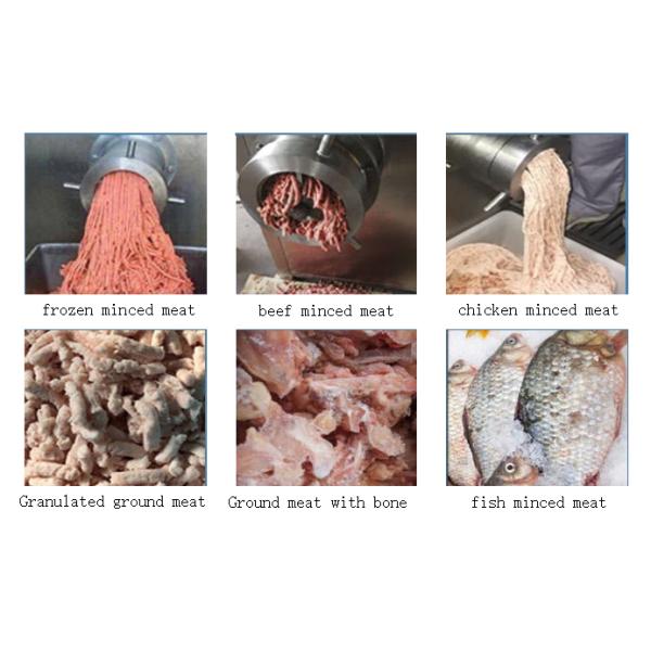 380v Electric Mincer Machine 15 Kw 5000kg/H Heavy Duty Mincer Machine