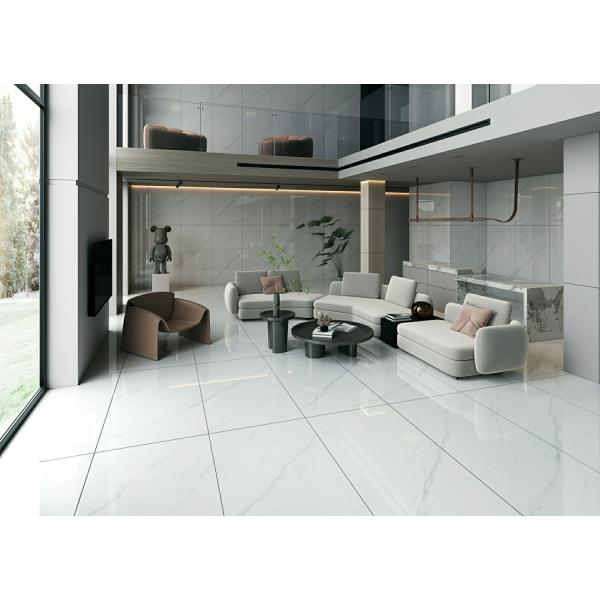 White Polished Porcelain Tile 900x1800mm Antibacterial Non-Slip AAA Grade
