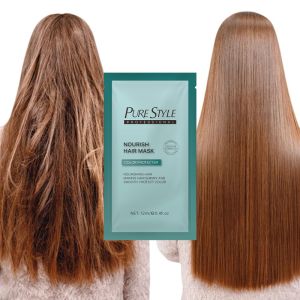 Traitement capillaire à l'huile d'argan, kératine nourrissante et réparatrice au collagène hydratant et biologique