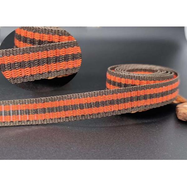 Напечатанное 3D подняло нашивки силикона эластичный диапазон Webbing не смещает для одежды