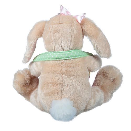 Fuzz animal bunny with basket, extrem soft ,cuddle play sets for kids, best gifts for toddles, sanfe and Eco friendly