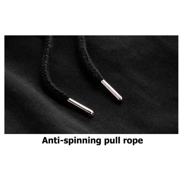 талии нервюры одежды 180g голубых людей хлопок Терри атлетической французский замыкает накоротко с веревочкой